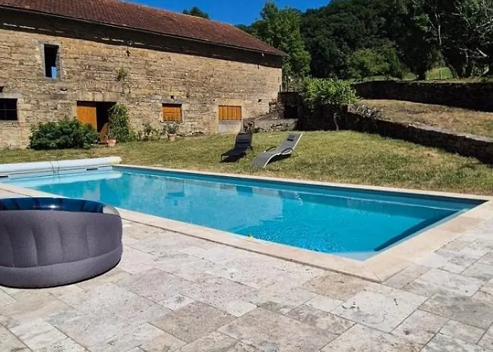 Beautiful Stone House With Private Pool Dordogne Valley Autoire