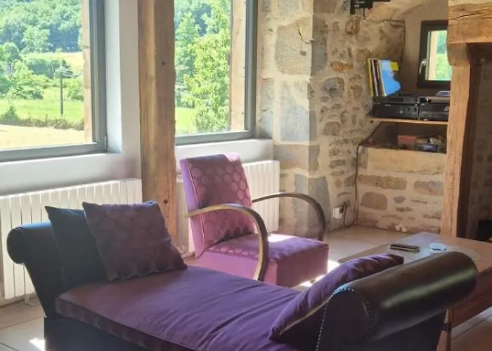Beautiful Stone House With Private Pool Dordogne Valley بيت للعطل Autoire